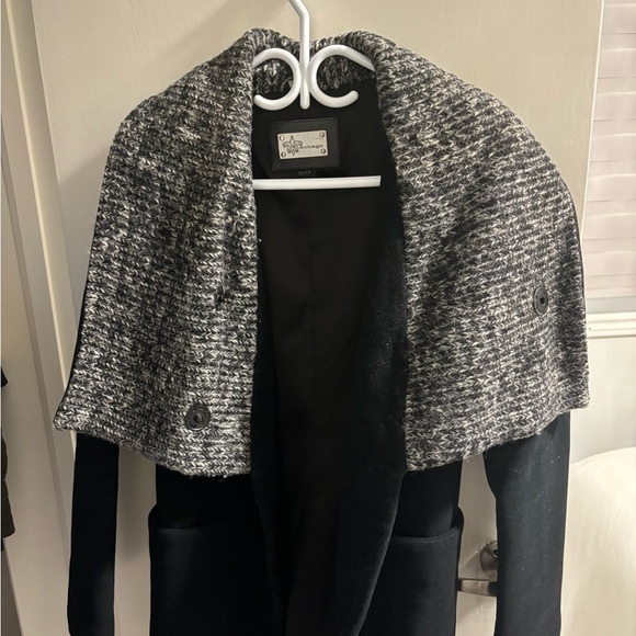 Mackage Wool Cashmere blend scarf coat - Picture 4 of 5